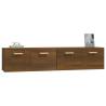 Wall Cabinets 2 pcs Brown Oak - Stylish & Practical Storage