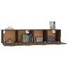 Wall Cabinets 2 pcs Brown Oak - Stylish & Practical Storage