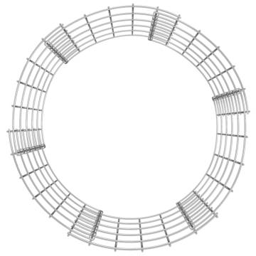 Garden Composter Ø50x50 cm Galvanised Steel - Hipo Market