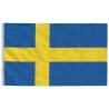 Sweden Flag & Pole 6.23m Aluminium - Durable National Flag Set