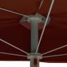 Garden Half Parasol with Pole 180x90 cm - Terracotta Shade