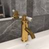 Bathroom Basin Faucet Gold 130x180 mm Colour gold 