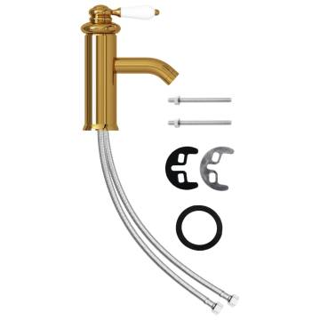 Premium Gold Bathroom Basin Faucet - 130x180 mm