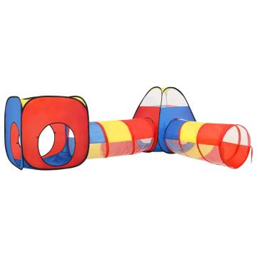 Multicolour Children Play Tent with Tunnels | Hipomarket UK