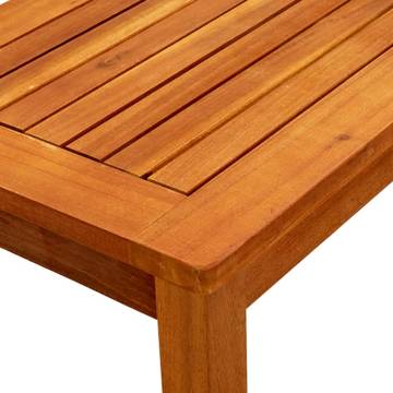 Garden Coffee Table 50x35x36 cm - Solid Acacia Wood