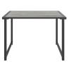 Stylish Anthracite Garden Table - 55x40x37 cm Steel