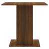 Brown Oak Dining Table 80x80 cm - Minimalist Design | HipoMarket