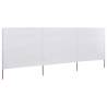 3-panel Wind Screen Fabric 400x120 cm White Colour sand white Size 400 x 120 cm Quantity in Package 1 