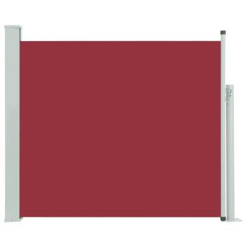 Patio Retractable Side Awning 100x300 cm - Red | Hipo Market