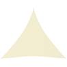 Sunshade Sail Oxford Fabric Triangular 4x4x4 m Cream Colour cream Size 4 x 4 x 4 m Quantity in Package 1 