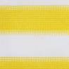 Yellow & White Balcony Screen 120x600 cm - HDPE Privacy Shade