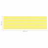 Yellow and White Balcony Screen 90x300 cm - HDPE Privacy Shield