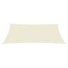 Sunshade Sail 3x4m Cream - Durable HDPE Protection