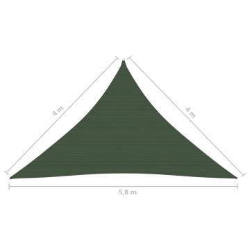 Sunshade Sail 4x4m Dark Green HDPE - Ultimate UV Protection