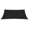 Sunshade Sail 3.5x4.5m Black HDPE - UV & Mould Resistant