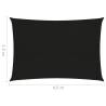 Sunshade Sail 3.5x4.5m Black HDPE - UV & Mould Resistant