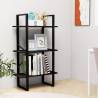 Storage Shelf Black 60x30x105 cm - Durable & Versatile