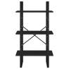 Storage Shelf Black 60x30x105 cm - Durable & Versatile