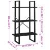 Storage Shelf Black 60x30x105 cm - Durable & Versatile