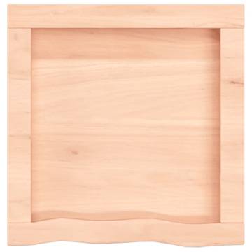 Solid Wood Bathroom Countertop - 40x40 cm | Hipomarket