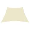 Sunshade Sail Oxford Fabric Trapezium 4/5x4 m Cream - HipoMarket