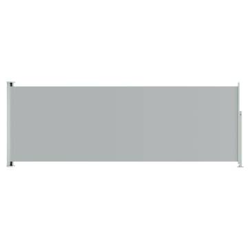 Patio Retractable Side Awning 220x600 cm - Grey