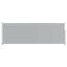 Patio Retractable Side Awning 220x600 cm - Grey