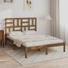 Bed Frame Honey Brown Solid Wood 120x200 cm Colour honey brown Size 120 x 200 cm 