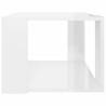 Stylish High Gloss White Coffee Table - Modern Design