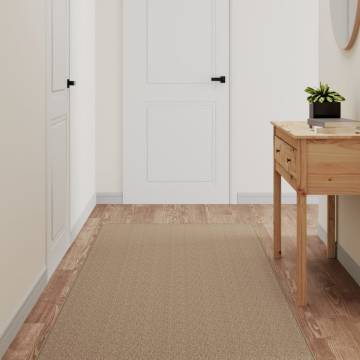 Elegant Carpet Runner Sisal Look Sand 80x300 cm - HipoMarket