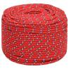 Boat Rope Red 6mm 50m Polypropylene - Durable & Versatile