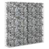 Gabion Wall with Covers - Galvanised Steel 80x20x100 cm