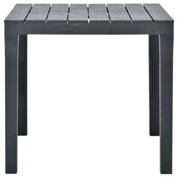 Garden Table Anthracite 78x78 cm - Durable & Stylish