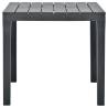 Garden Table Anthracite 78x78 cm - Durable & Stylish