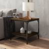 Stylish Brown Oak Coffee Table - 50x50x40 cm | Hipomarket