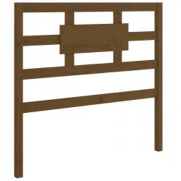 Honey Brown Solid Wood Bed Frame 100x200 cm - Hipomarket