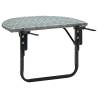 Stylish Grey Balcony Table 60x60 cm - Foldable & Durable