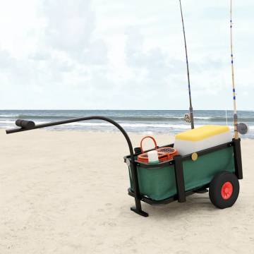 Fishing Trolley with Bag - Black Steel | HipoMarket