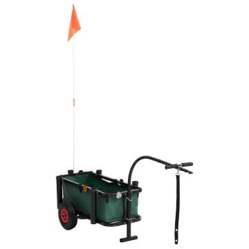 Fishing Trolley with Bag - Black Steel | HipoMarket