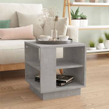 Stylish Concrete Grey Coffee Table - 40x40 cm | Hipomarket