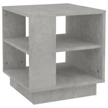 Stylish Concrete Grey Coffee Table - 40x40 cm | Hipomarket