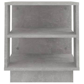 Stylish Concrete Grey Coffee Table - 40x40 cm | Hipomarket