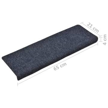 Stair Mats 5 pcs - Non-Slip, Comfortable & Washable in Anthracite