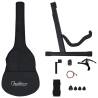 12 Piece Classical Guitar Beginner Set - Blue 39"