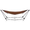 Hammock with Foldable Stand - Relax Anywhere, Brown