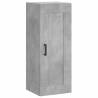 Stylish Highboard in Concrete Grey - 34.5x34x180 cm