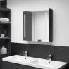 LED Bathroom Mirror Cabinet Shining Black 62x14x60 cm Colour shining black Size 62 x 14 x 60 cm Quantity in Package 1 