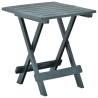 Folding Garden Table Green 45x43x50 cm Plastic Colour green Quantity in Package 1 