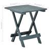 Folding Garden Table Green - 45x43x50 cm Plastic | HipoMarket