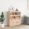 Highboard 100x40x108.5 cm Solid Wood Pine Colour natural Quantity in Package 1 